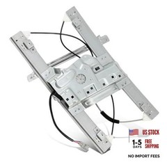 Driver Side Power Window Regulator With Motor Front Left Black/White