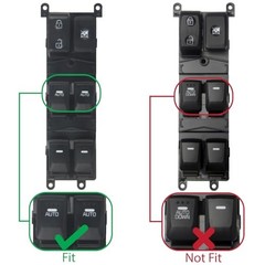 Power Window Switch Driver Side – Compatible with Kia Forte Forte5 2014 2015