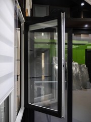 European Tilt & Turn Window uPVC Black Exterior – In Stock in NJ!