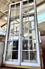French Window Set in Jamb, 28 Lite, 121.5″ Tall