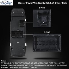 Chrysler Town & Country 2012 Master Power Window Switch – Left Driver Side