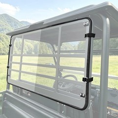 Rear Windshield for Mule 4000 4010, 1/5″ Thick One-piece Rear Window Clear
