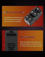 22664398 Master Window Control Switch Power Window Switch Compatible with 2003