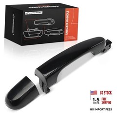 Rear Left Driver Side Exterior Door Handle Compatible with Rear Driver Side