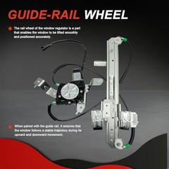 Rear Right Passenger Side Power Window Lift Regulator with Motor 748-229