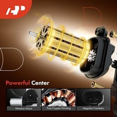 Front Passenger Side Power Window Regulator with Motor (2 Front Passenger (RH)