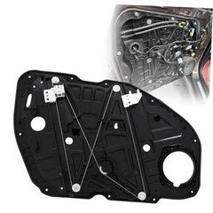 Power Window Regulator with Panel w/o Motor, Compatible with Front Right Side