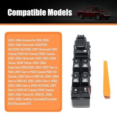 15883323 Power Window Master Switch Front Driver Side Replacement for 2003