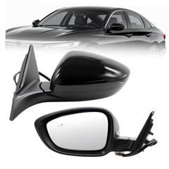 Left Driver Side Mirror Assembly Compatible with 2018-2022 Accord LX Sport