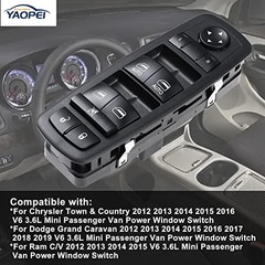 Chrysler Town & Country 2012 Master Power Window Switch – Left Driver Side