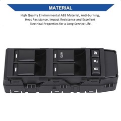 Power Window Switch Front Left Driver Side, Compatible with 2008-2013 Dodge