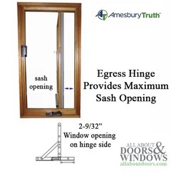 Truth 14.77 Series Egress Casement window hinge arm kit 2-9/32″ Opening