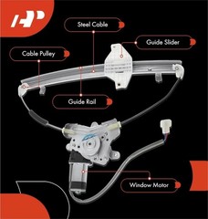 Power Window Regulator with Motor Compatible with Saturn Vue 2008-2010 Chevrolet