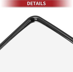 Pair Car Rear View Mirror Silver Tone for Land Cruiser 70 75 78 Series 1985-2
