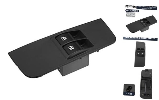 Replacement Driver Power Window Switch for Fiat Palio 96-03 Strada 98-06
