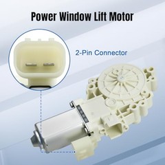 Front Right Passenger or Rear Left Driver Side Window Lift Motor (2-Pin) | fit