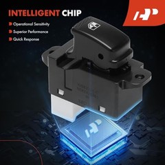 Power Window Switch Compatible with Kia Rio, Rio5, 2006 2007 2008 2009, Rear