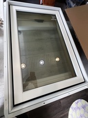 JELD-WEN SITELINE Casement Window 24×36 White Clad Pine, Double Pane