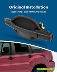 Exterior Door Handle,Rear Door Handle Driver Left Side,Replacement for 2004