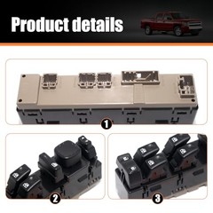 15883323 Power Window Master Switch Front Driver Side Replacement for 2003