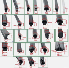 uPVC Window & Door Bubble Gasket Seal Flipper Double Glazing Rubber Draught Seal