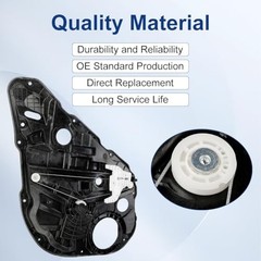 Rear Left Side Power Window Regulator Compatible with Kia Optima | Fit for Kia