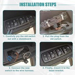 Front Left Driver Side Power Window Switch Fits Mazda 2 Sport Touring 2011
