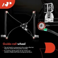 Power Window Regulator with Motor Compatible with Dodge Grand Front Driver