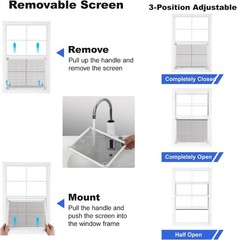 Weather Resistant 24″ x 36″ Shed Windows Set with Tempered Glass & Metal Frame