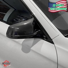 1 Pair Car Side Mirror Covers Caps Replacement for 2010-2013 BMW 5 Series F10 52