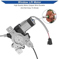 Power Window Regulator with Motor Compatible with Hummer Rear Left Driver Side