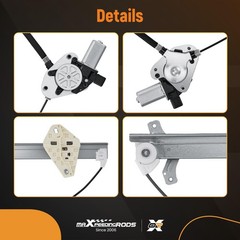 maXpeedingrods Front Left Power Window Regulator with Motor 741-306 72250SDAA…