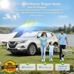 SHINELINERS Rogue Sport 2017-2024 Car Window Shades (8pcs)