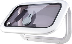 16.2″ X10.5″ Rectangular Deck Hatch,Aluminum Alloy Boat Porthole Window,Push Out