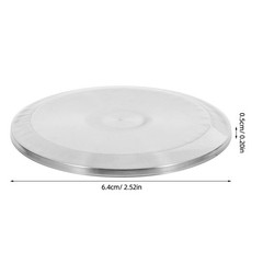 Sanitary Tri Clamp: Solid Blind End Cap, Sanitary Blank Lid, Polished Stainless