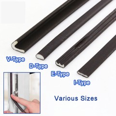 I E D V Shape Gasket Weatherbar Draft PU Foam Door Window Seal Strip Roll Bumper