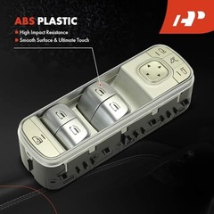 Front Left Driver Side Power Window Switch | Compatible with Mercedes-Benz