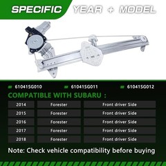 Power Window Compatible With Subaru Forester 2014-2018 6-pins Front Driver Side