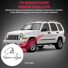 Power Window Regulator with Front Right 1999-2000 Jeep Grand Cherokee 741-553