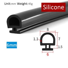 Bubble Gasket Seal for UPVC Doors Windows Rubber Strip Draught Repair 1 Metre