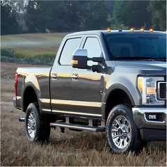 Exterior Door Top Half Tow Mirror Cap Cover for Super Duty 2017-2025 F250 F350 2