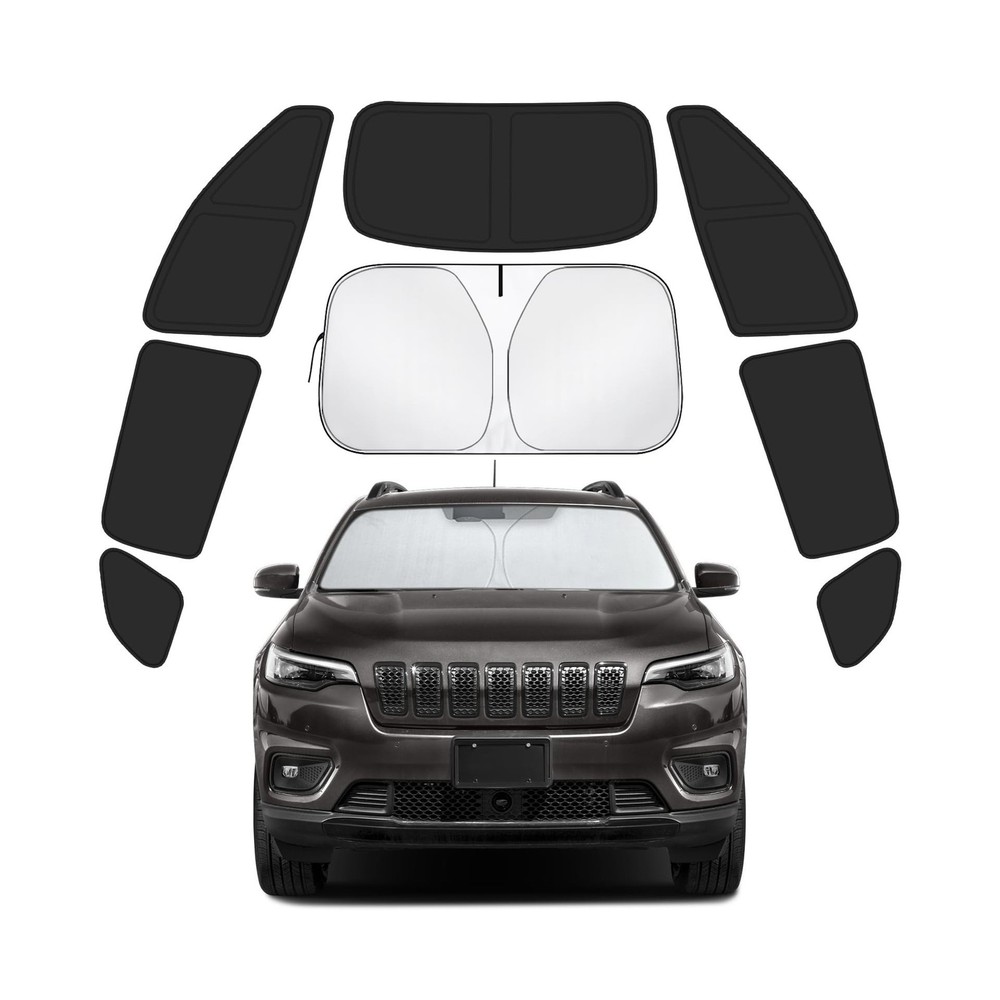 Car Window Shades for Jeep Cherokee 2014-2024 Accessories – Full Set 8PCS Sid…