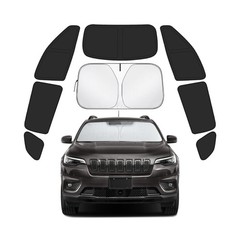 Car Window Shades for Jeep Cherokee 2014-2024 Accessories – Full Set 8PCS Sid…