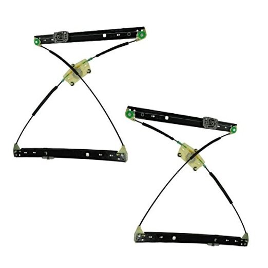 Front Power Window Regulator Set Compatible with 2007-2013 Audi Q7