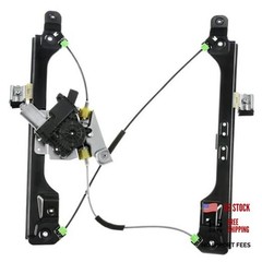 Electric Power Window Regulator with Motor Compatible with Front Driver