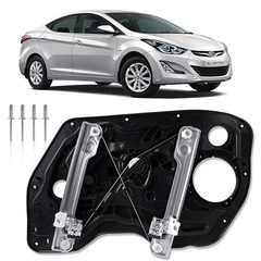 Window Regulator Driver Side Without Motor for Front Left Side Compatible with