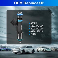Upgraded Fuel Injectors Compatible with Dodge Dakota 2004 2005 2006 2007 2008…
