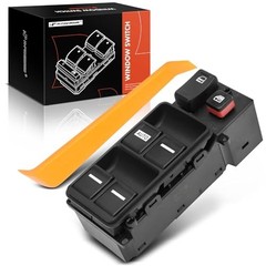 Master Power Window Switch Compatible with Honda Accord 2003-2004, Front Left