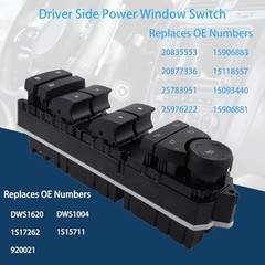 Driver Side Power Window Switch Compatible with 2007-2014 Chevy Suburban/GMC