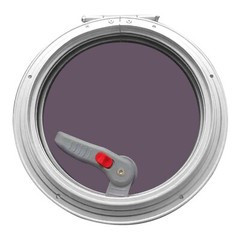 ISURE Round Boat Portholes Sunroofs Aluminum Alloy Edges Tempered Glass Windows